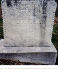 Cemetery marker