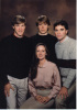 L - R Jeff, Steve, Dave, &amp; Diane December 1987
