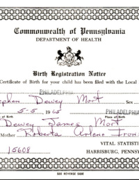 Birth Registration Notice