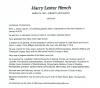 Harry&#039;s Obituary