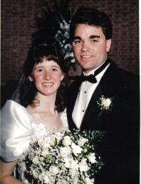 Maura and David Mort Wedding Picture - 26 Sep 1992