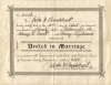 Mary Stephenson and Dewey Mort Marriage Certificate