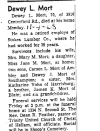 Newspaper Obituary