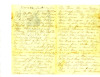 Civil War Letter #1-Side A Written Home