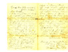 Civil War Letter #2 - Side A Written Home